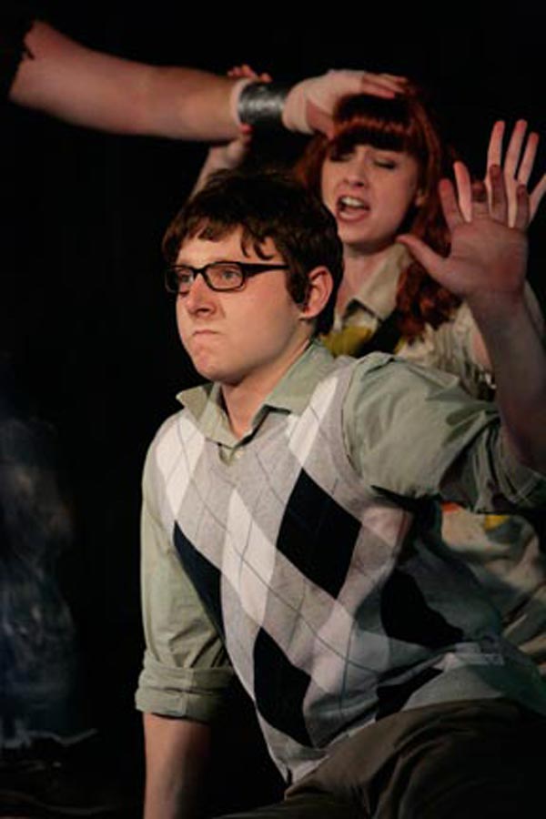 Ed (Ethan Miller) and Annie (Olivia Marsh) in "Good Ole Reliable Jake".