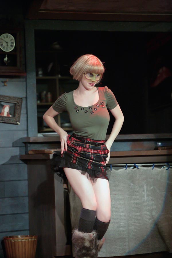 Shelly (Olivia Marsh) is transformed into a Candarian demon.